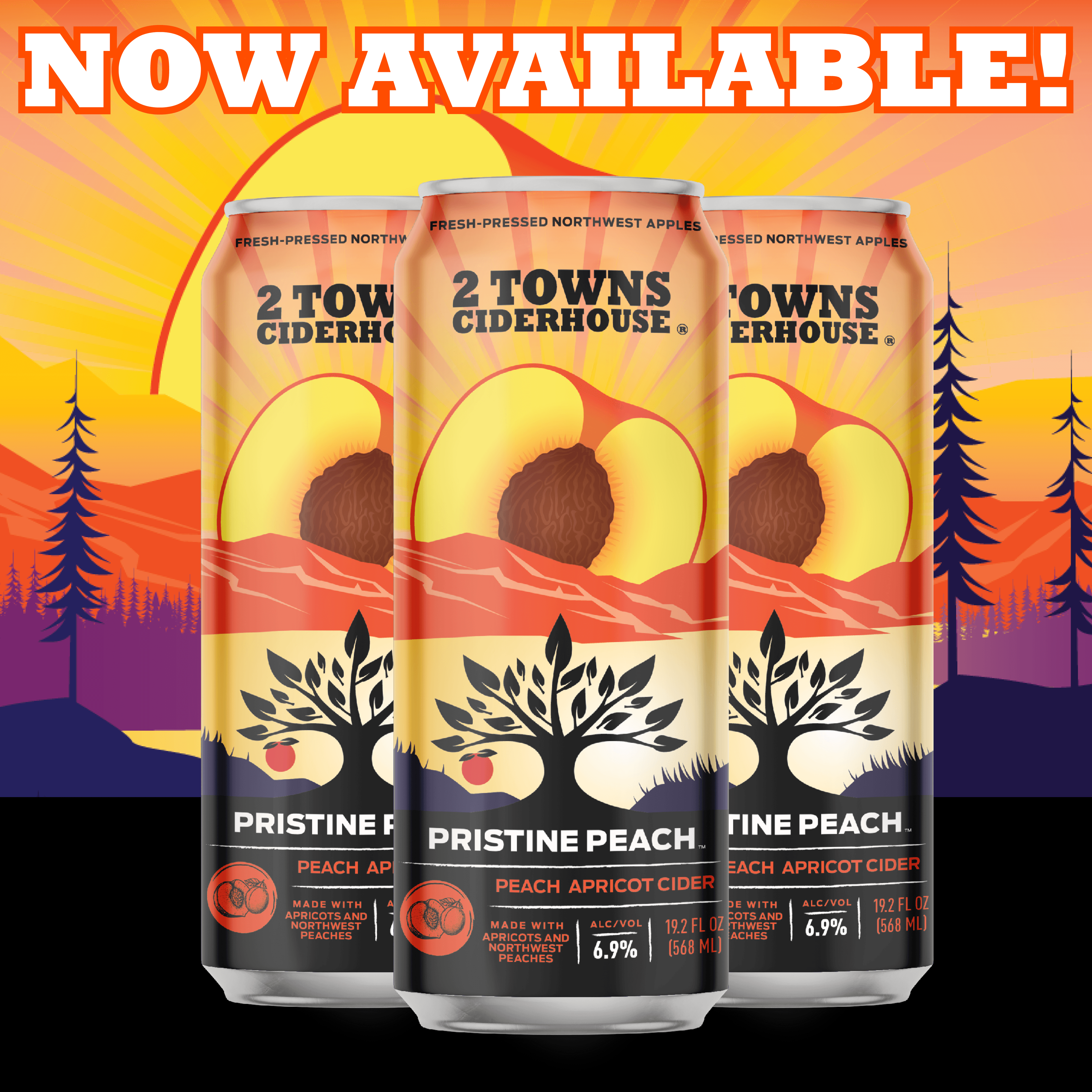 2 Towns Ciderhouse Reaches the Summit Peaks with Pristine Peach