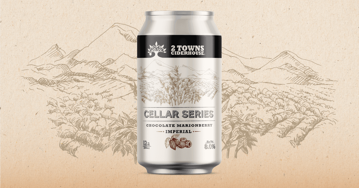 Introducing 2 Towns Ciderhouse’s Irresistibly Silky and Seductive Cellar Series Imperial Chocolate Marionberry
