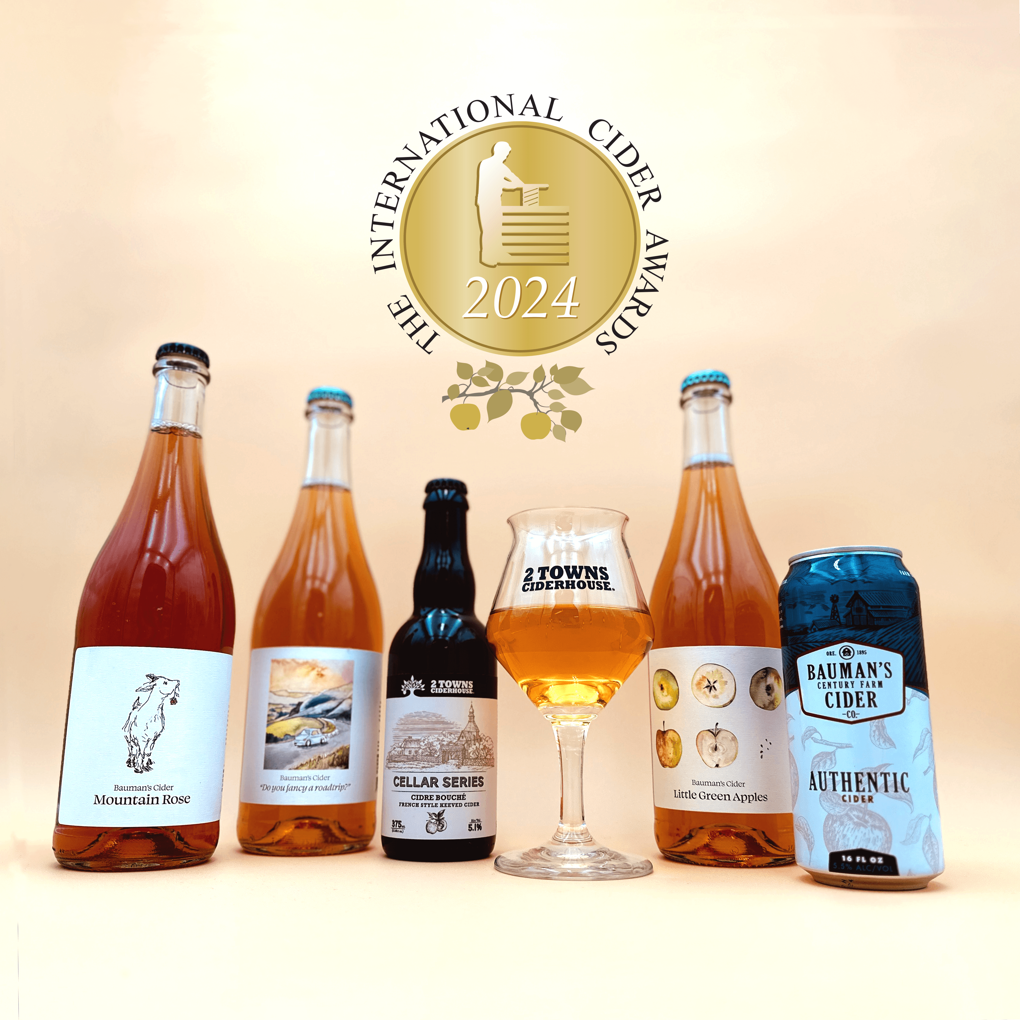 Global Attention on Oregon Cidermakers: Bauman’s Cider Co., 2 Towns Ciderhouse, and Portland Cider Company Win Big at International Cider Awards