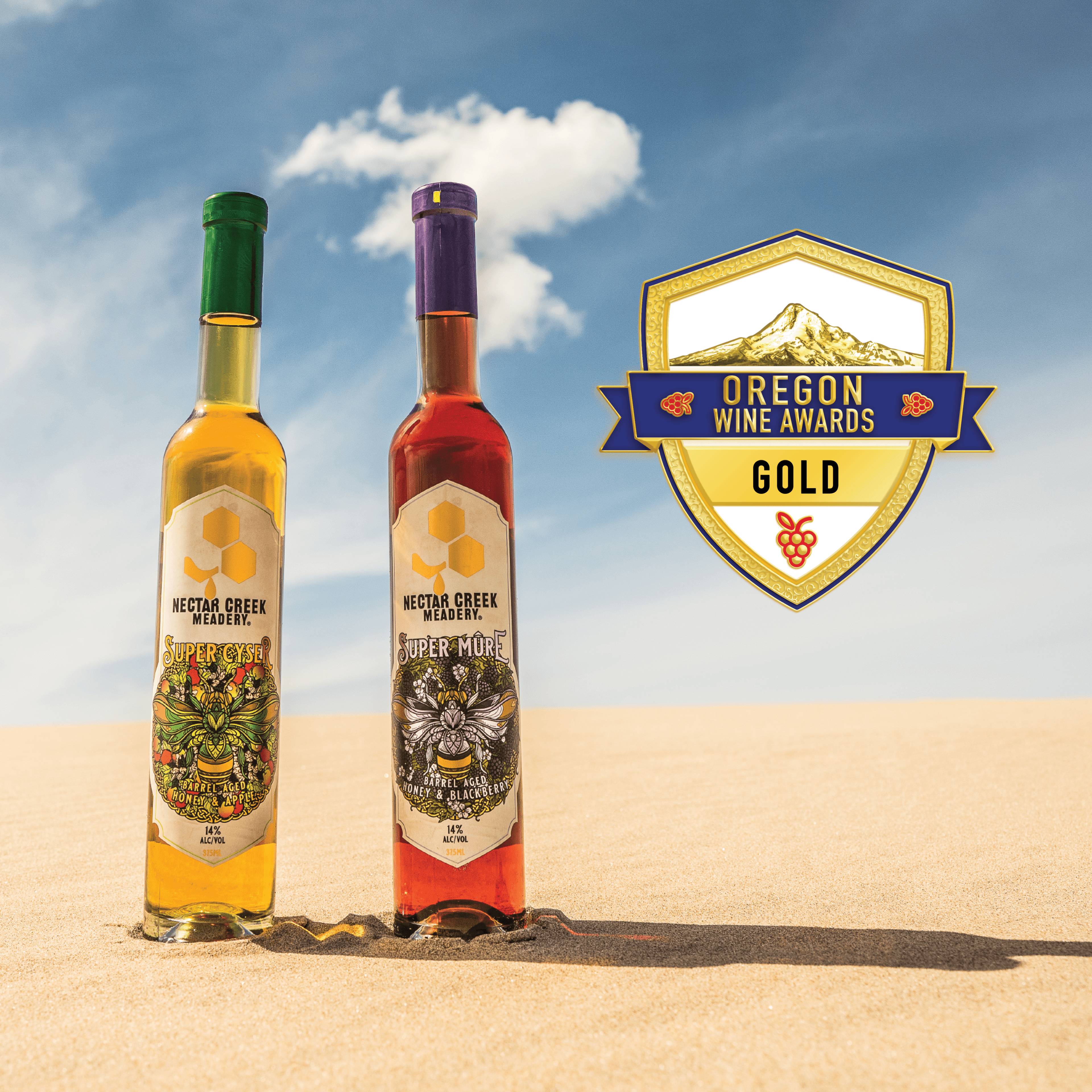 Buzzworthy Win: Nectar Creek’s Super Mure and Super Cyser Strike GOLD at Oregon Wine Awards