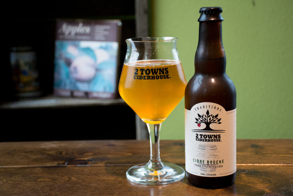 2 Towns Ciderhouse: 2016 Vintage Cidre Bouché – French Style Keeved Cider