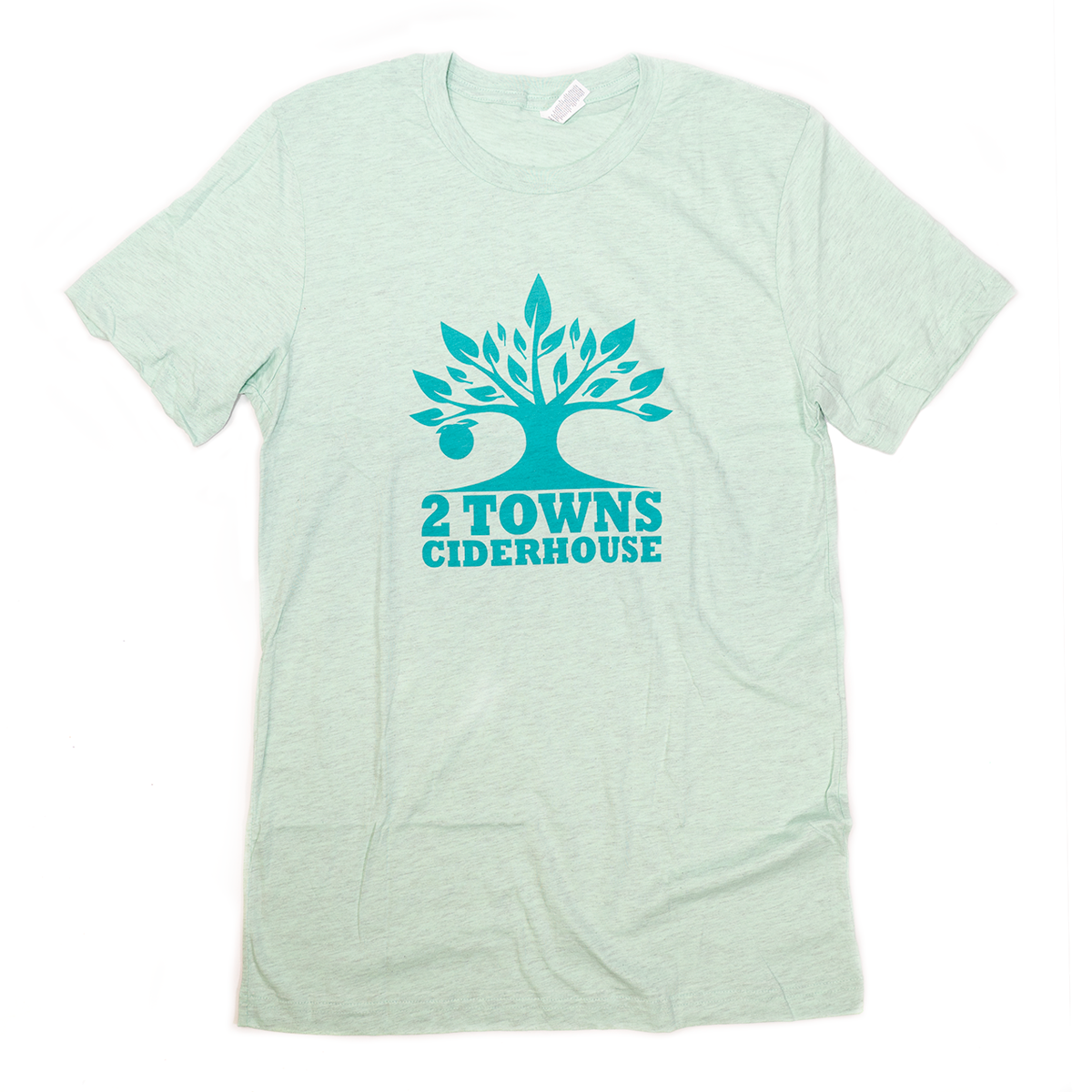 2019_2Towns_logo-tee-mint - 2 Towns Ciderhouse