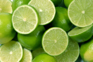 A stack of limes.